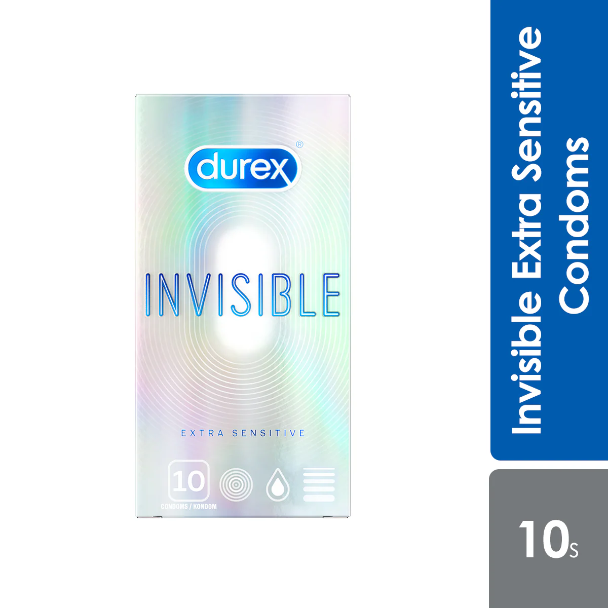 DUREX INVISIBLE EXTRA SENSITIVE 10S