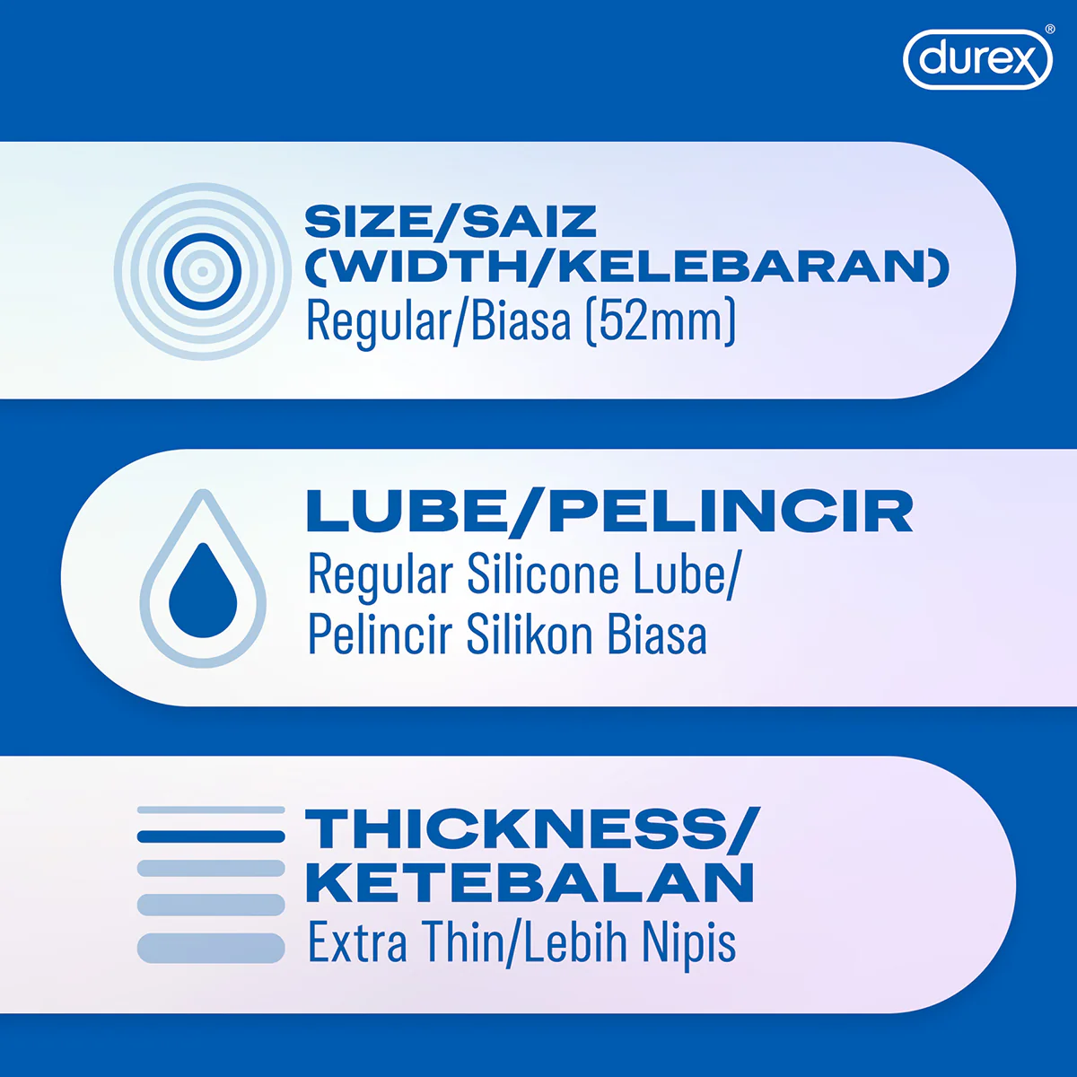 DUREX INVISIBLE EXTRA SENSITIVE 10S - Image 3