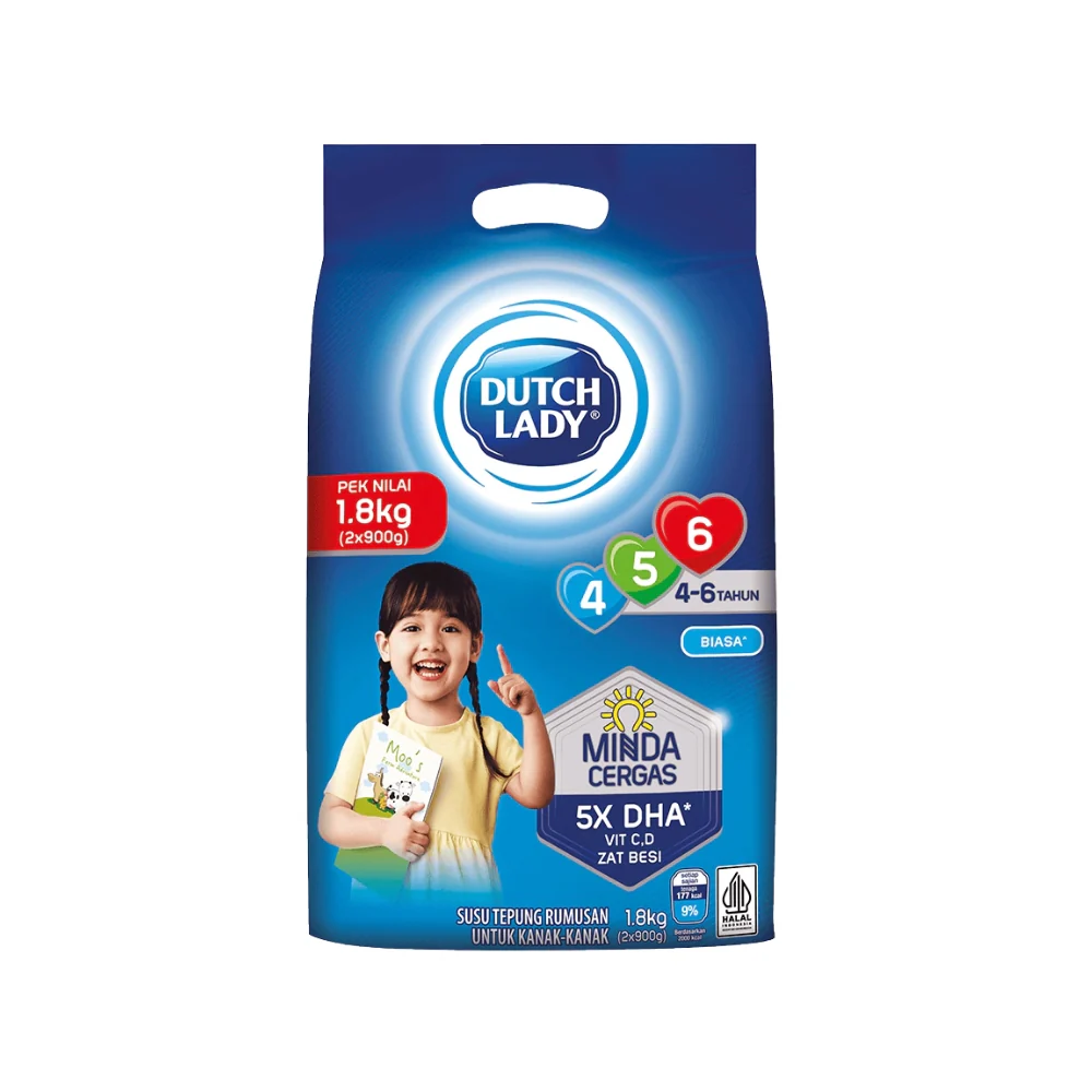 DUTCH LADY POWDER GUM 456 PLAIN 1.8KG