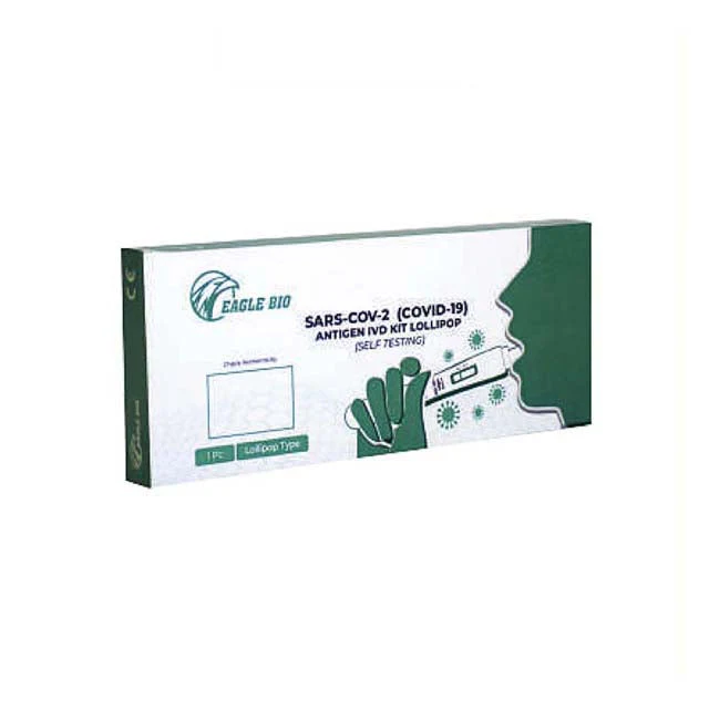 EAGLE BIO COVID-19 SALIVA AG RAPID TEST LOLLIPOP 1S