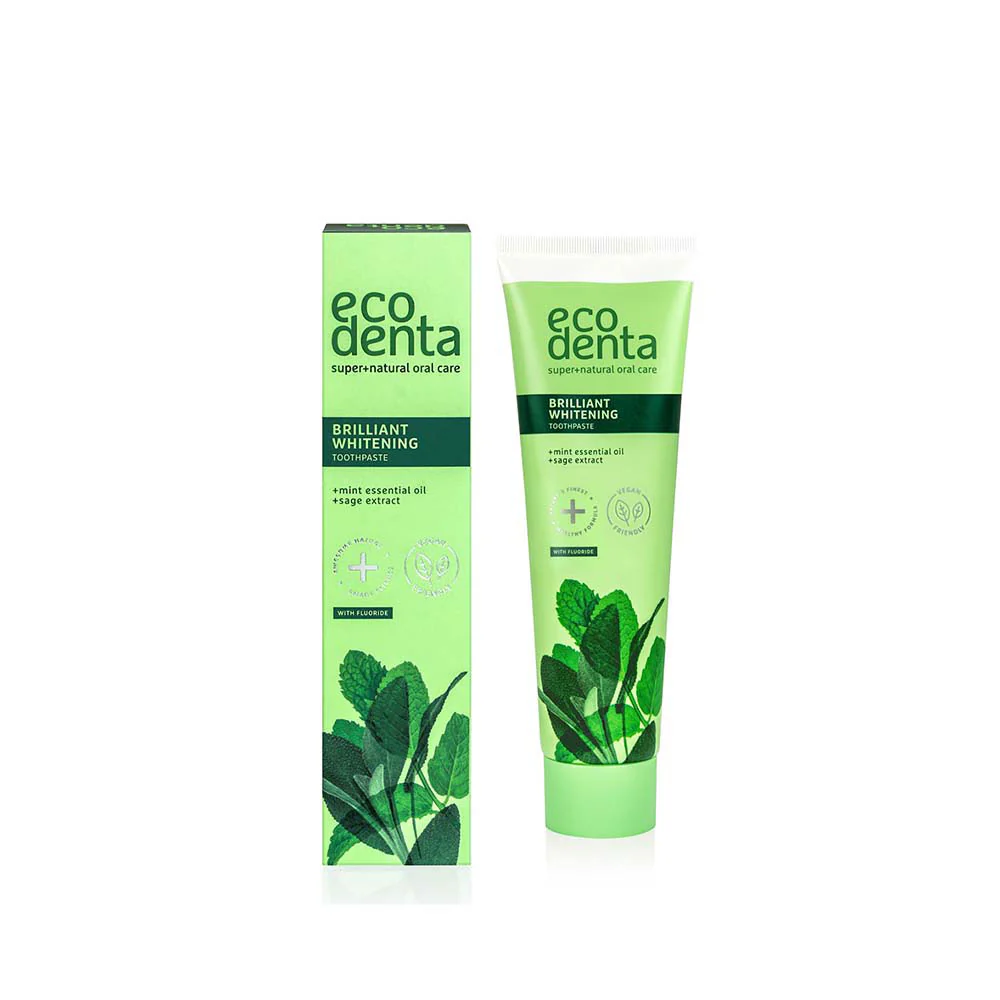 ECODENTA TOOTHPASTE BRILLIANT WHITENING100ML
