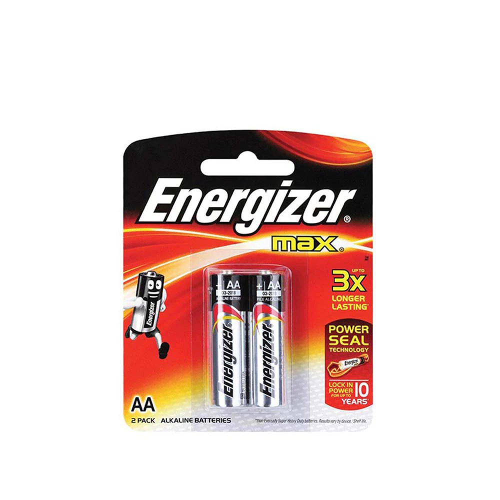 ENERGIZER ALKALINE E91 AA 2S