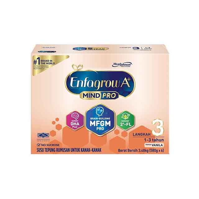 ENFAGROW A+ MINDPRO 2FL STEP 3 VANILLA 3.48KG