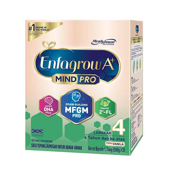 ENFAGROW A+ MINDPRO 2FL STEP 4 VANILLA 1.74KG - Image 2