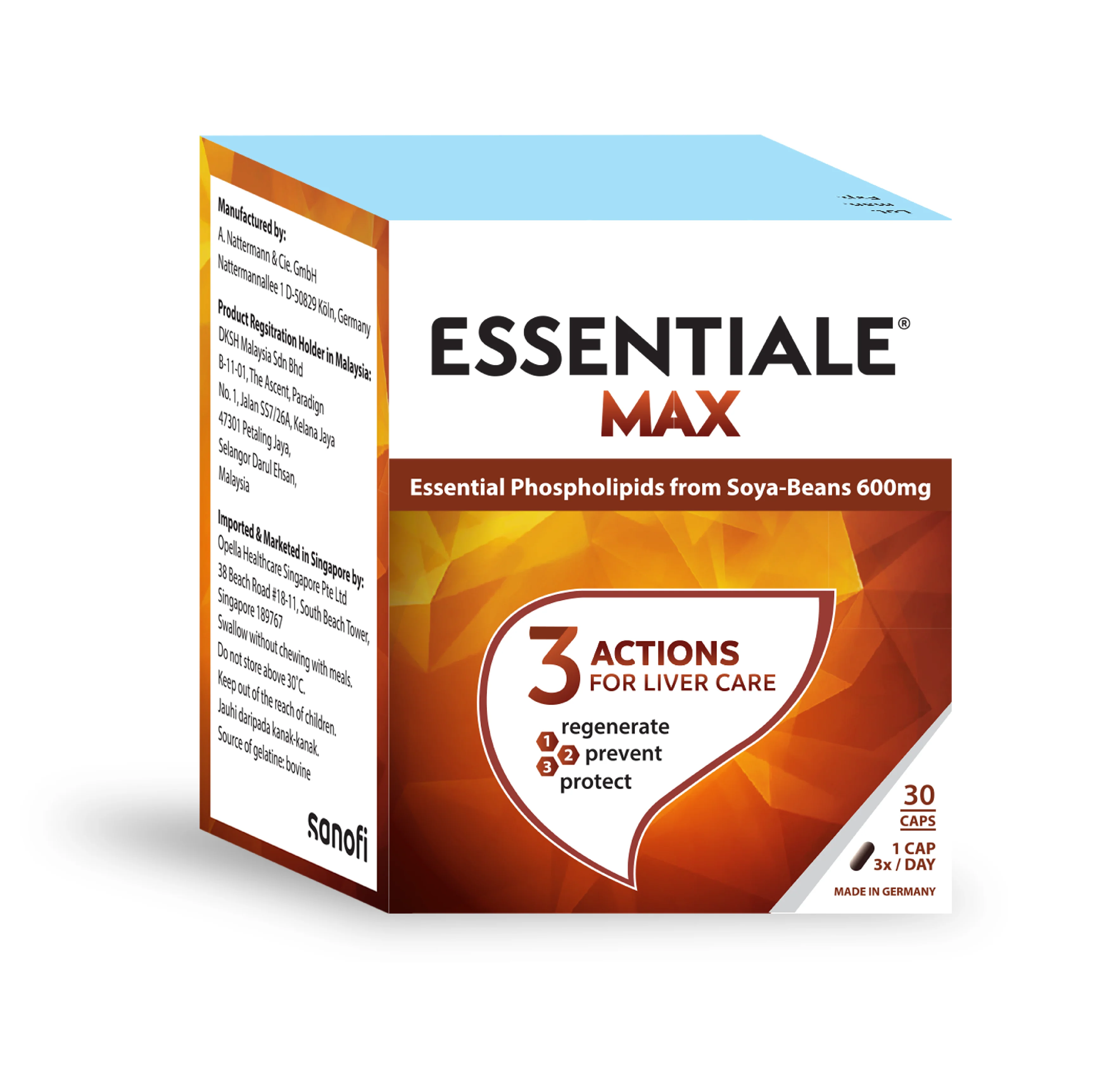 ESSENTIALE MAX 600MG 30S