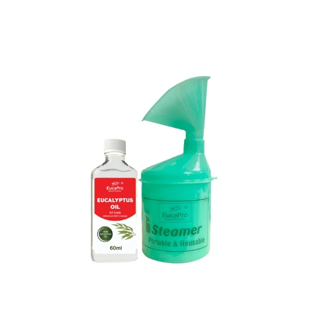 EUCAPRO EUCALYPTUS OIL 60ML WITH STEAM INHALER