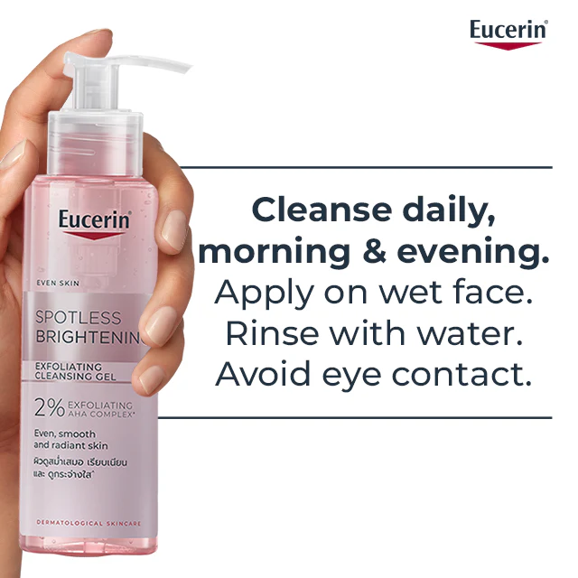 EUCERIN SPOTLESS BRIGHTENING EXFOLIATING CLEANSING GEL 200ML - Image 10