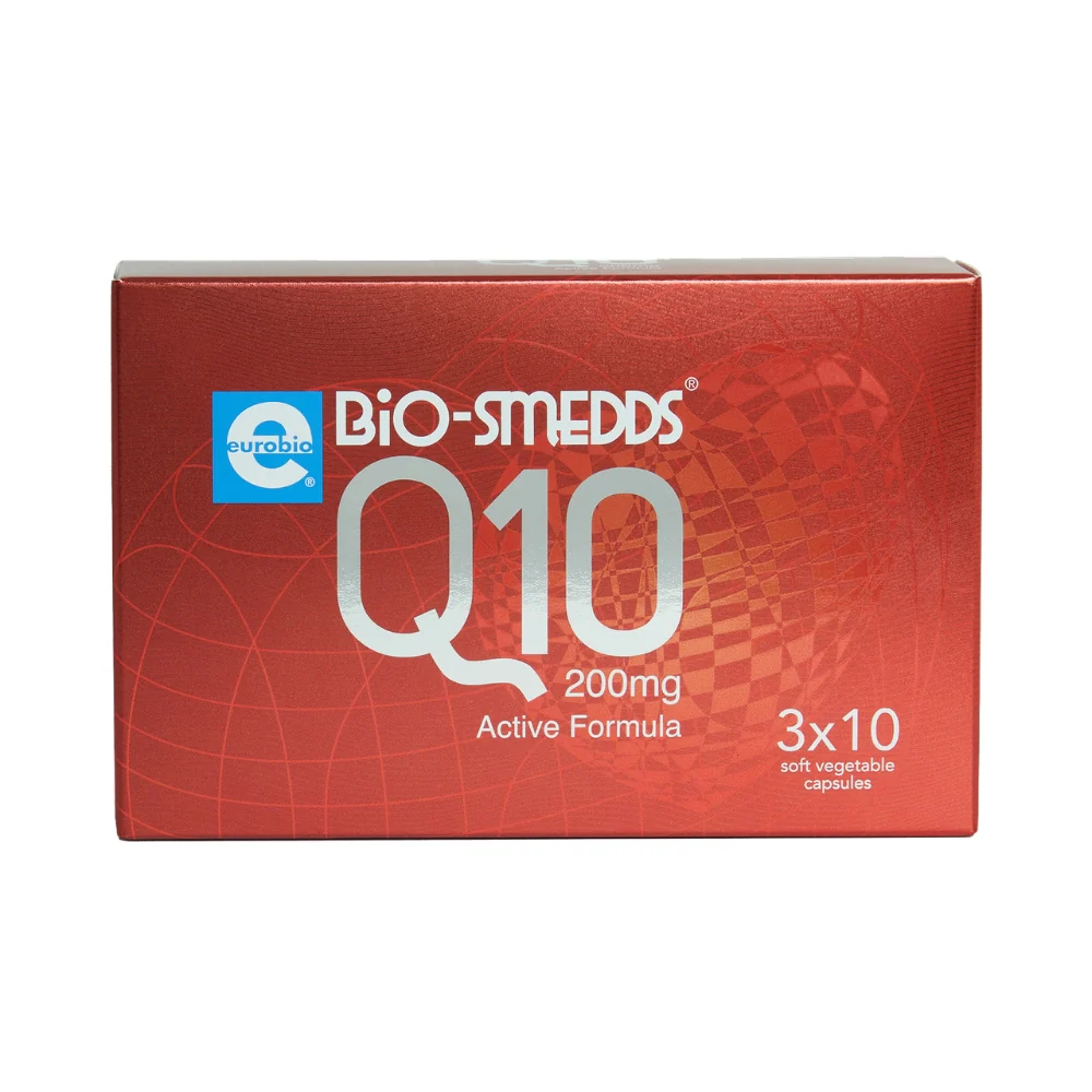 EUROBIO BIO-SMEDDS Q10 200MG ACTIVE FORMULA SOFT VEGETABLE CAPSULES 30S