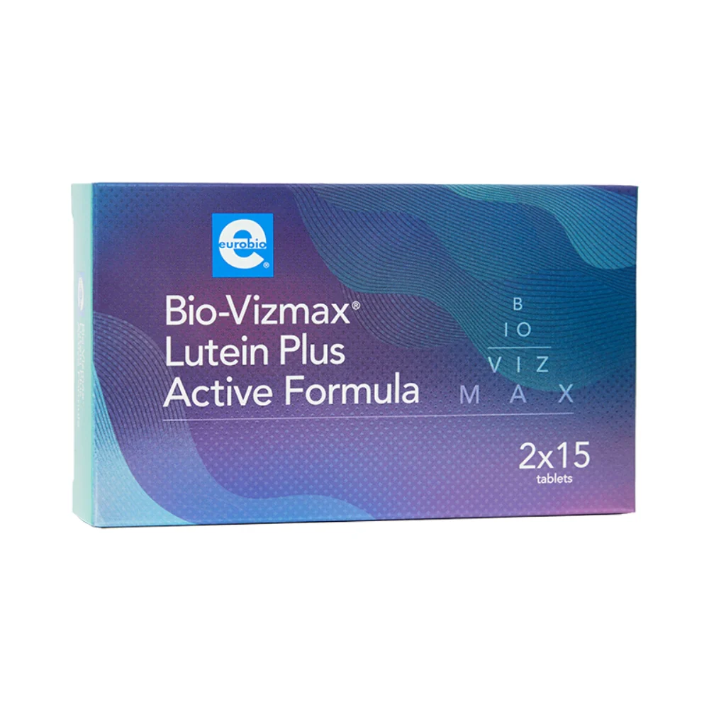 EUROBIO BIO-VIZMAX LUTEIN PLUS ACTIVE FORMULA TABLETS 2X15S