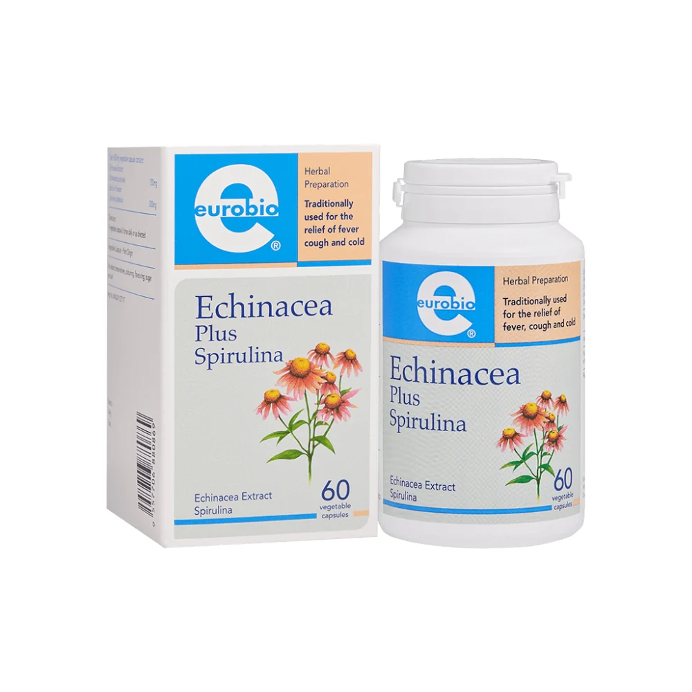 EUROBIO ECHINACEA PLUS SPIRULINA 60S