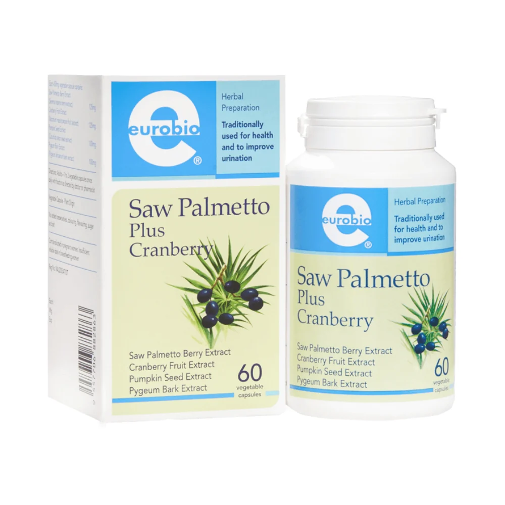 EUROBIO SAW PALMETTO PLUS CRANBERRY 60S