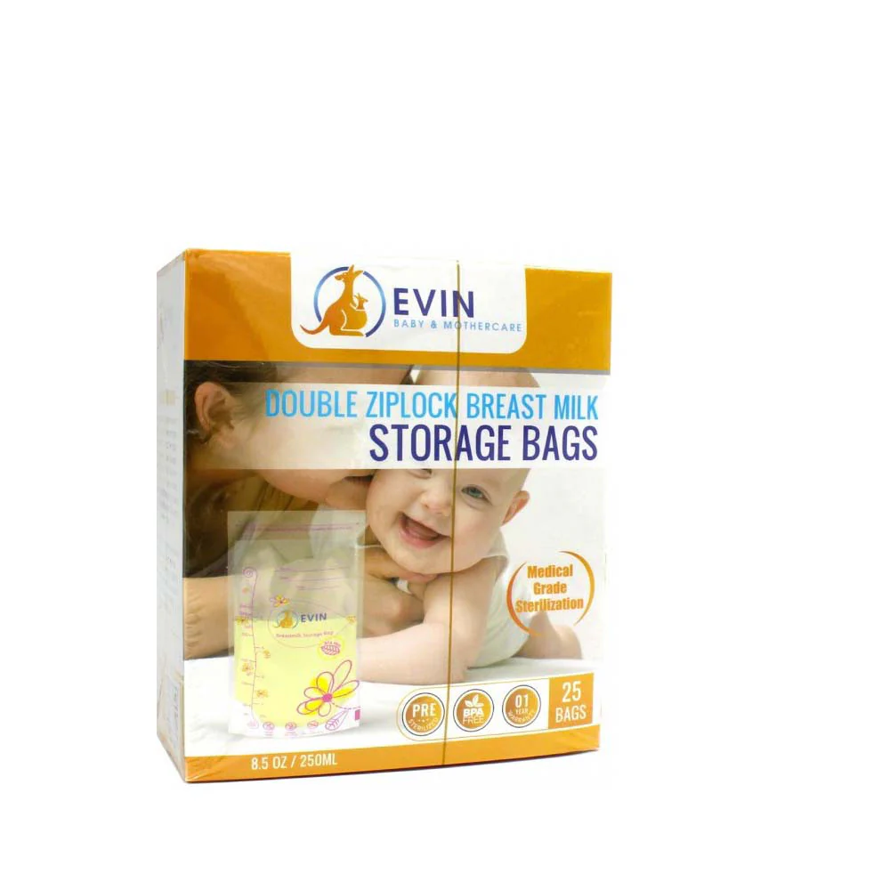 EVIN BREAST MILK STORAGE BAG 250ML 25S