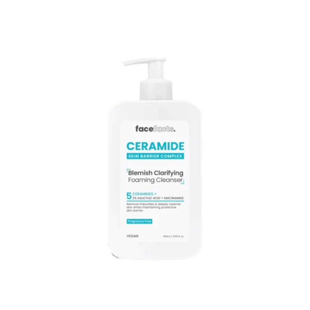 FACE FACTS CERAMIDE BLEMISH CLARIFYING FOAMING CLEANSER 400ML