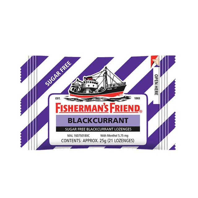 FISHERMAN'S FRIEND SUGARFREE BLACKCURRANT 25G