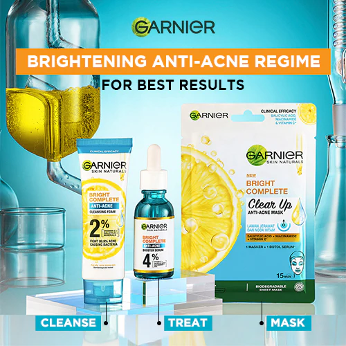 GARNIER BRIGHT COMPLETE ANTI-ACNE BOOSTER SERUM 15ML - Image 6