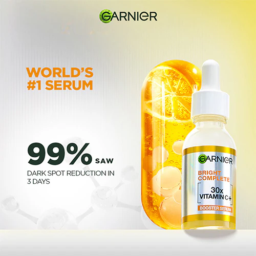 GARNIER BRIGHT COMPLETE BOOSTER SERUM 50ML - Image 3