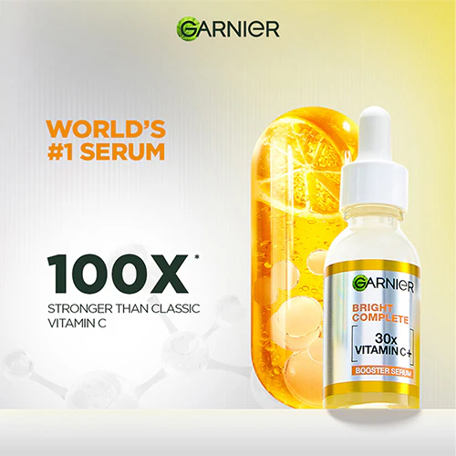 GARNIER BRIGHT COMPLETE BOOSTER SERUM 50ML - Image 4