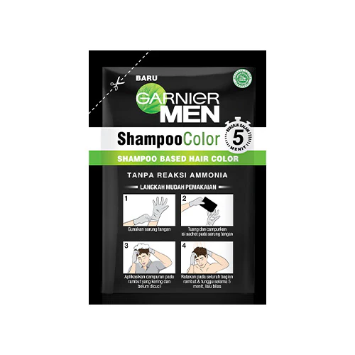 GARNIER MEN SHAMPOO COLOR SHADE 1 - Image 2