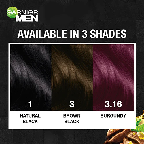 GARNIER MEN SHAMPOO COLOR SHADE 1 - Image 3