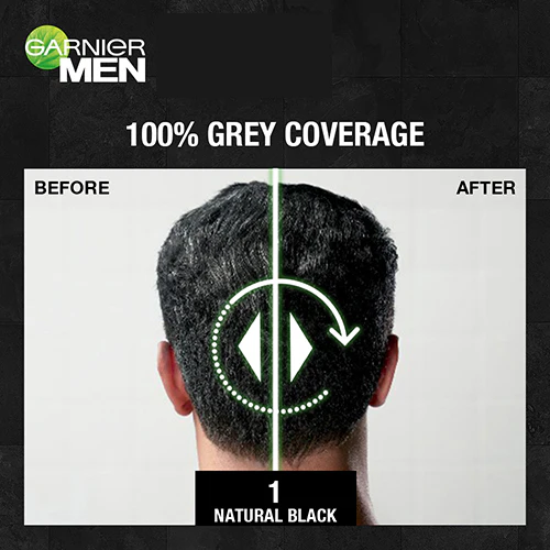 GARNIER MEN SHAMPOO COLOR SHADE 1 - Image 4