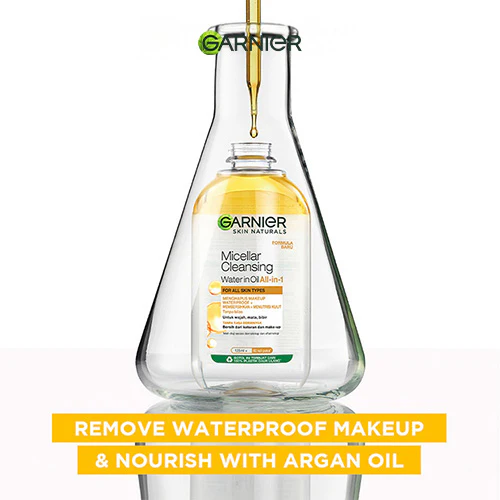GARNIER MICELLAR OIL-INFUSED CLEANSING WATER 50ML - Image 2