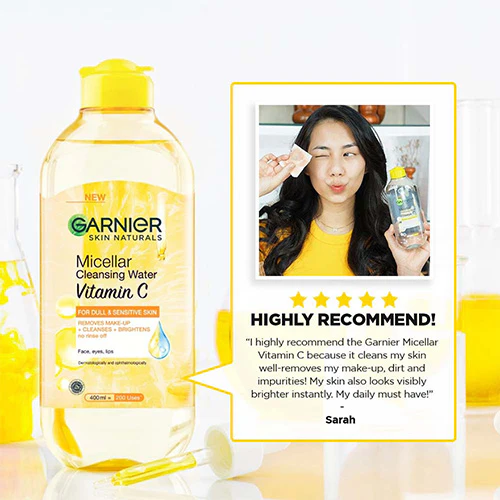 GARNIER MICELLAR WATER BRIGHTENING 125ML - Image 6