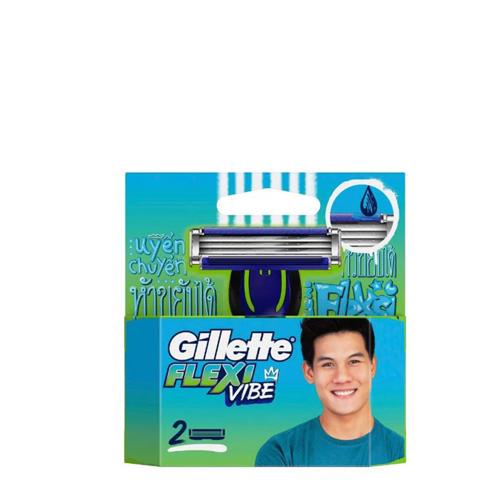 GILLETTE FLEXI VIBE CARTRIDGES 2S