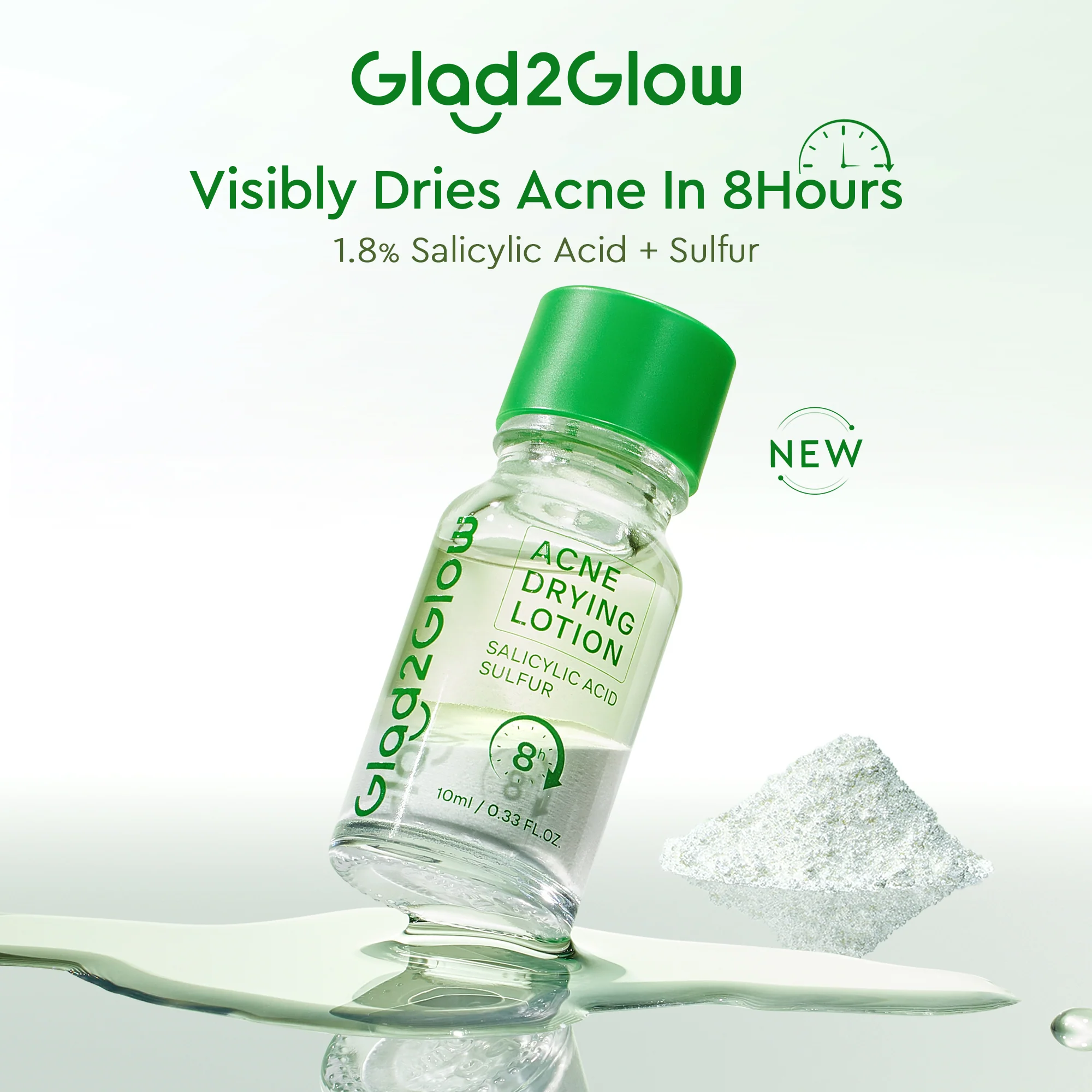 GLAD2GLOW ACNE DRYING LOTION 10ML - Image 2