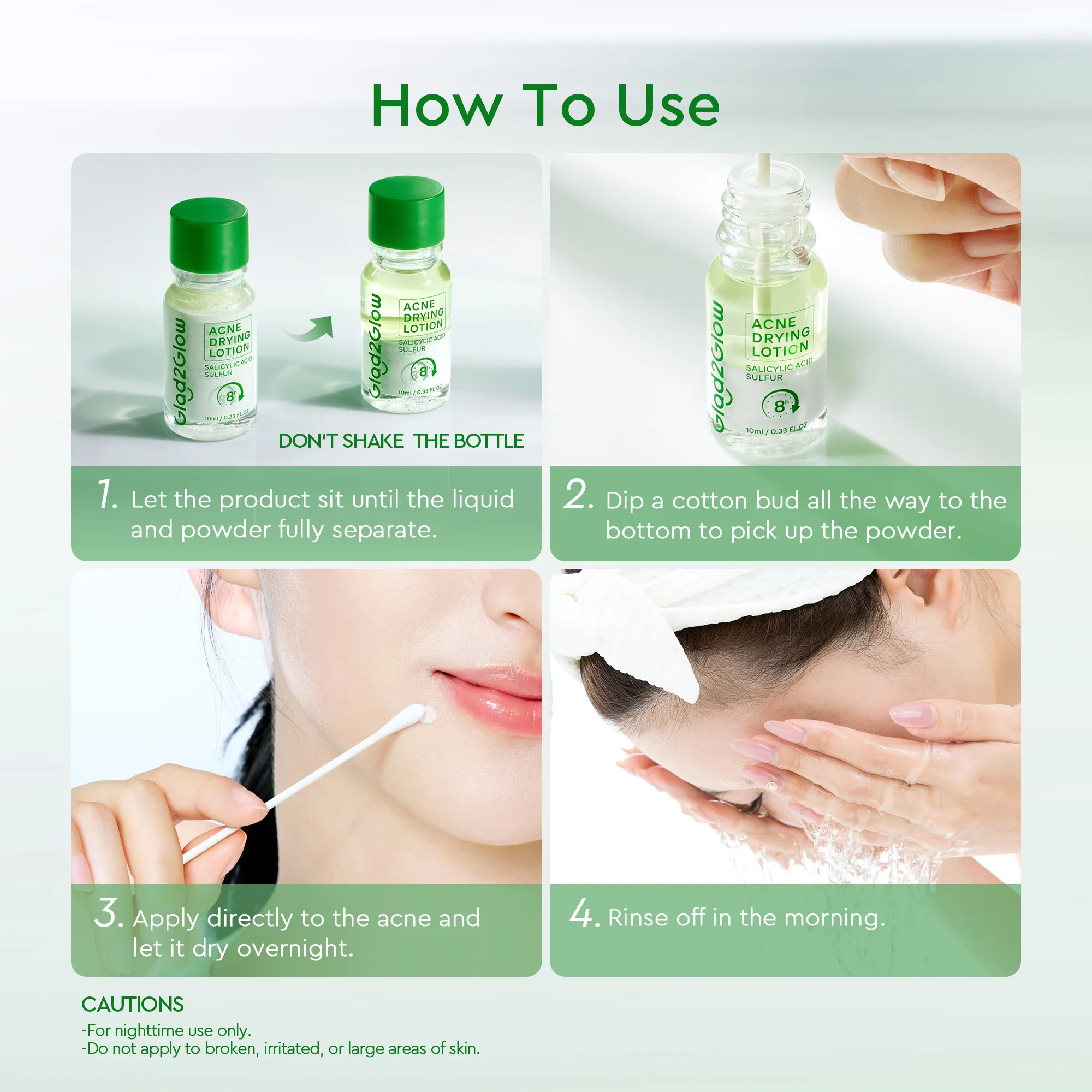 GLAD2GLOW ACNE DRYING LOTION 10ML - Image 8