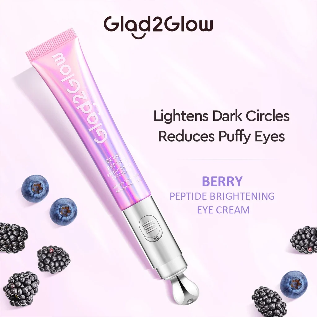 GLAD2GLOW Berry Peptide Brightening Eye Cream 15g - Image 2
