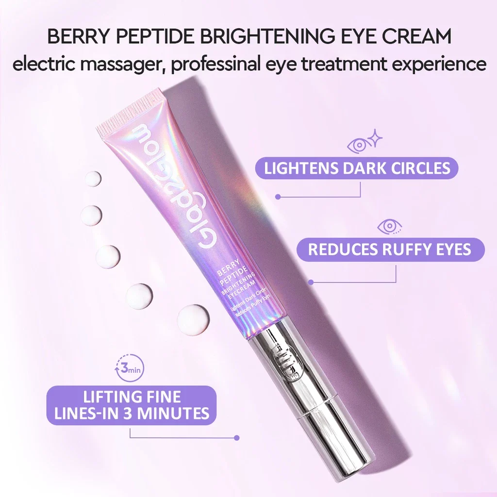 GLAD2GLOW Berry Peptide Brightening Eye Cream 15g - Image 3