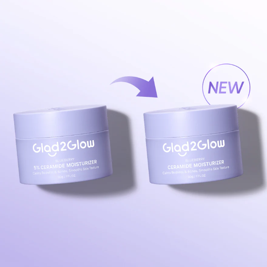 GLAD2GLOW BLUEBERRY CERAMIDE MOISTURIZER 30G - Image 4