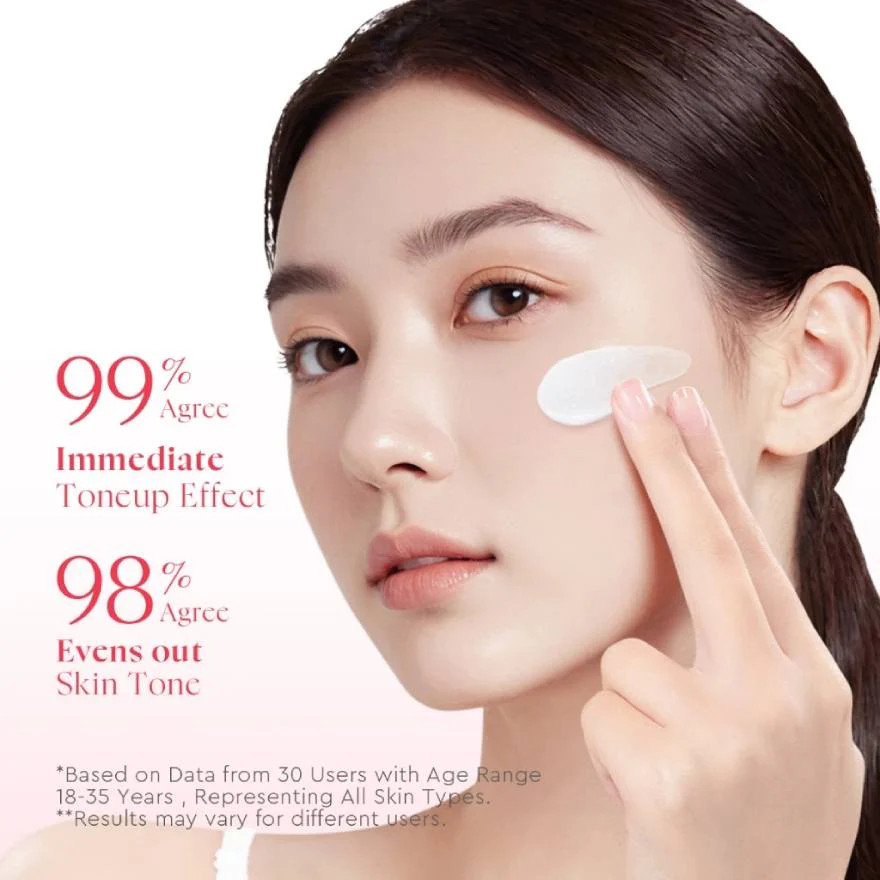 GLAD2GLOW BRIGHT UP LYCHEE VITAMIN WATER CREAM SPF30 PA++ 30G - Image 4
