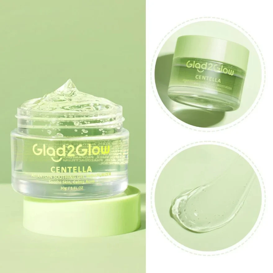 GLAD2GLOW CENTELLA ALLANTOIN SOOTHINGGEL MOISTURIZER 30G - Image 3
