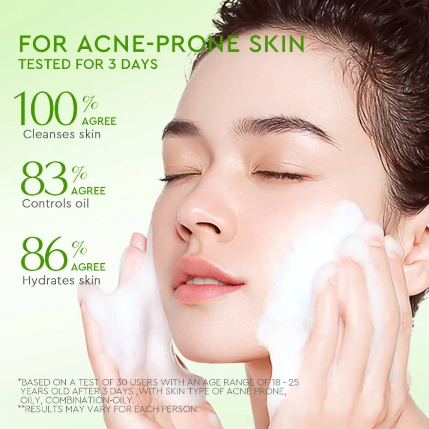 GLAD2GLOW CENTELLA SALICYLIC ACID ACNE GEL CLEANSER 70ML - Image 4