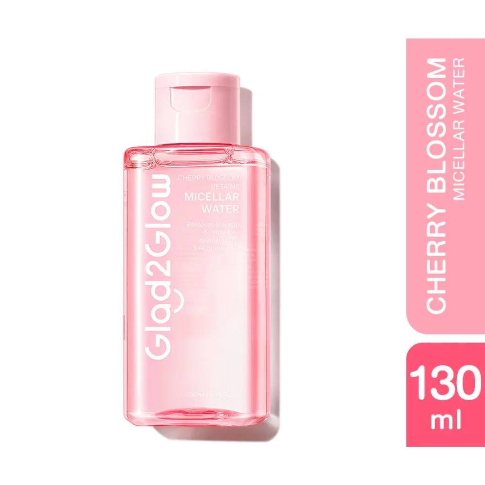 GLAD2GLOW CHERRY BLOSSOM BETAINE MICELLAR WATER 130ML