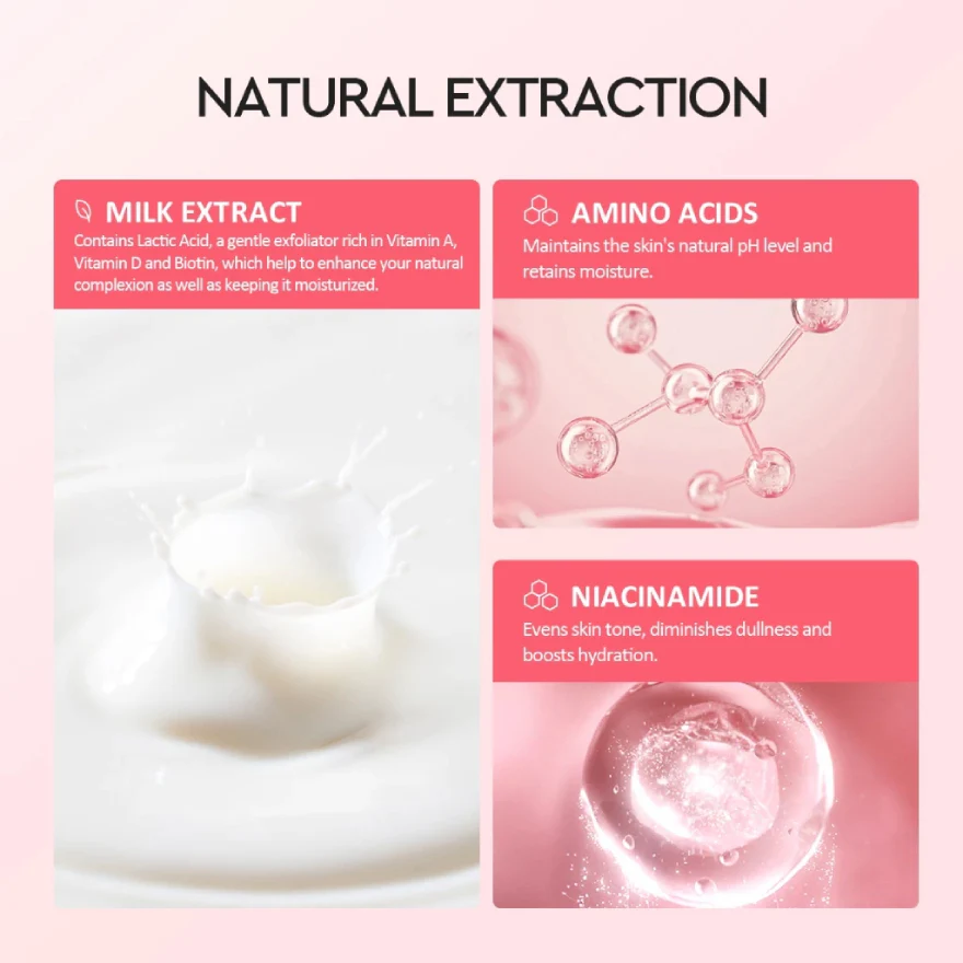 GLAD2GLOW MILK AMINO ACIDS BRIGHTENING CLEANSER 80G - Image 5
