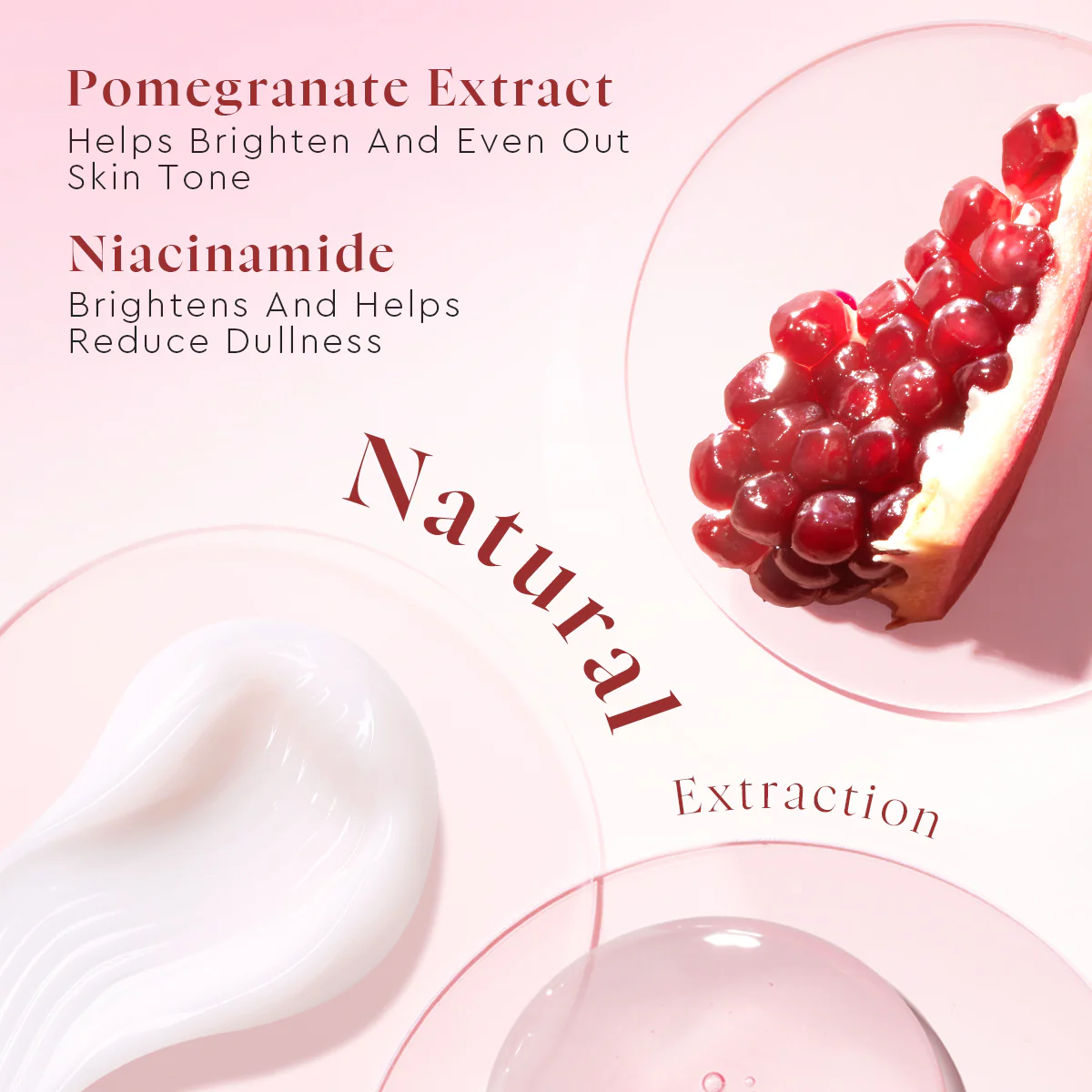 GLAD2GLOW POMEGRANATE NIACINAMIDE BRIGHTENING MOISTURIZER 100G - Image 3