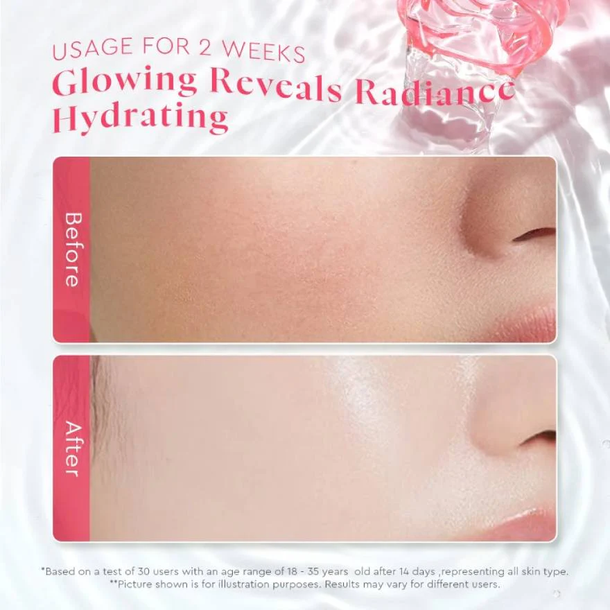 GLAD2GLOW POMEGRANATE NIACINAMIDE BRIGHTENING TONER 80ML - Image 5