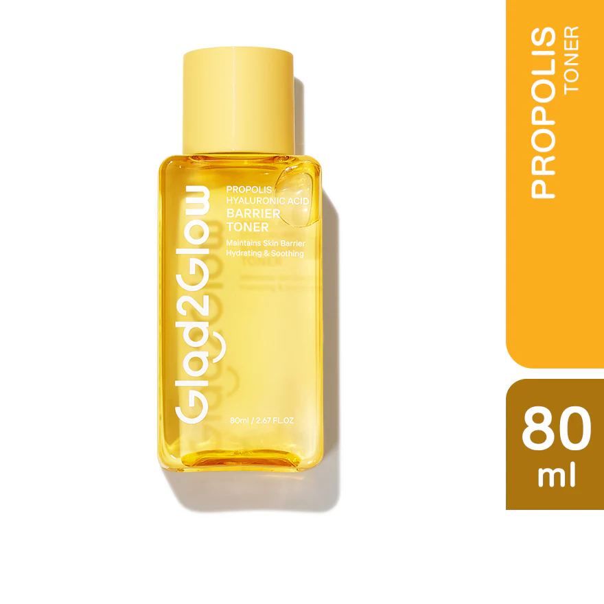 GLAD2GLOW PROPOLIS HYALURONIC ACID BARRIER TONER 80ML