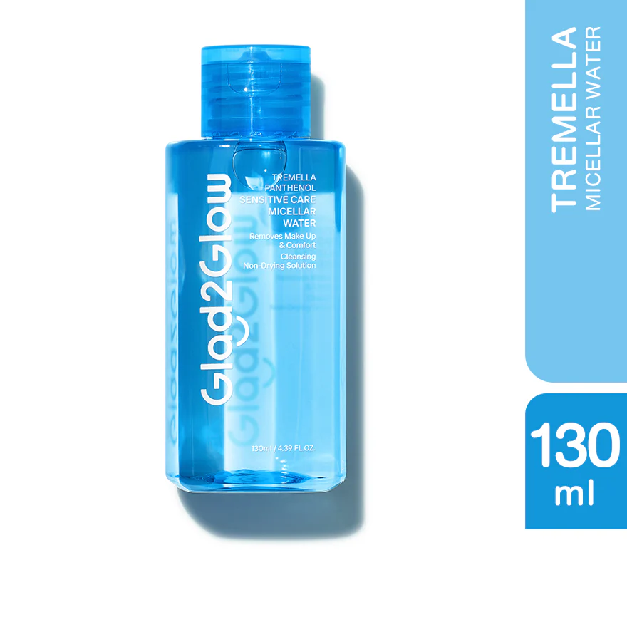 GLAD2GLOW TREMELLA PANTHENOL SENSITIVE CARE MICELLAR WATER 130ML