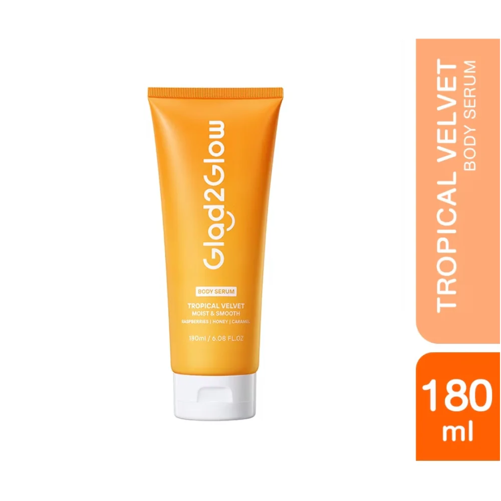 GLAD2GLOW TROPICAL VELVET MOIST & SMOOTH BODY SERUM 180ML