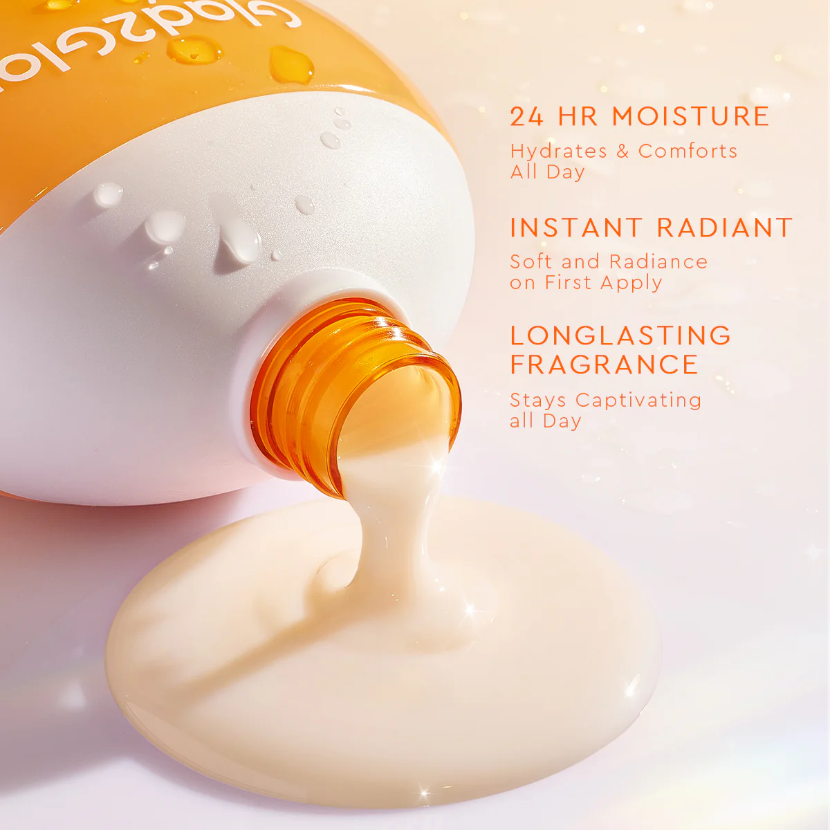 GLAD2GLOW TROPICAL VELVET MOIST & SMOOTH BODY SERUM 300ML - Image 3