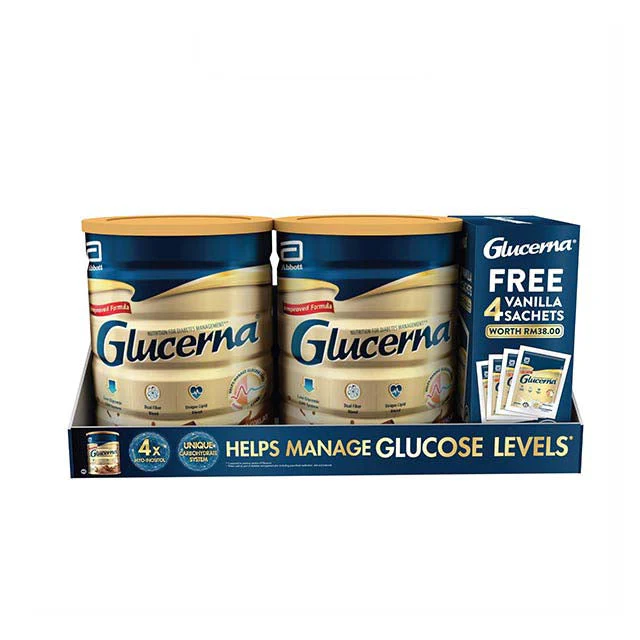 GLUCERNA CHOCOLATE 800G 2S + PREMIUM