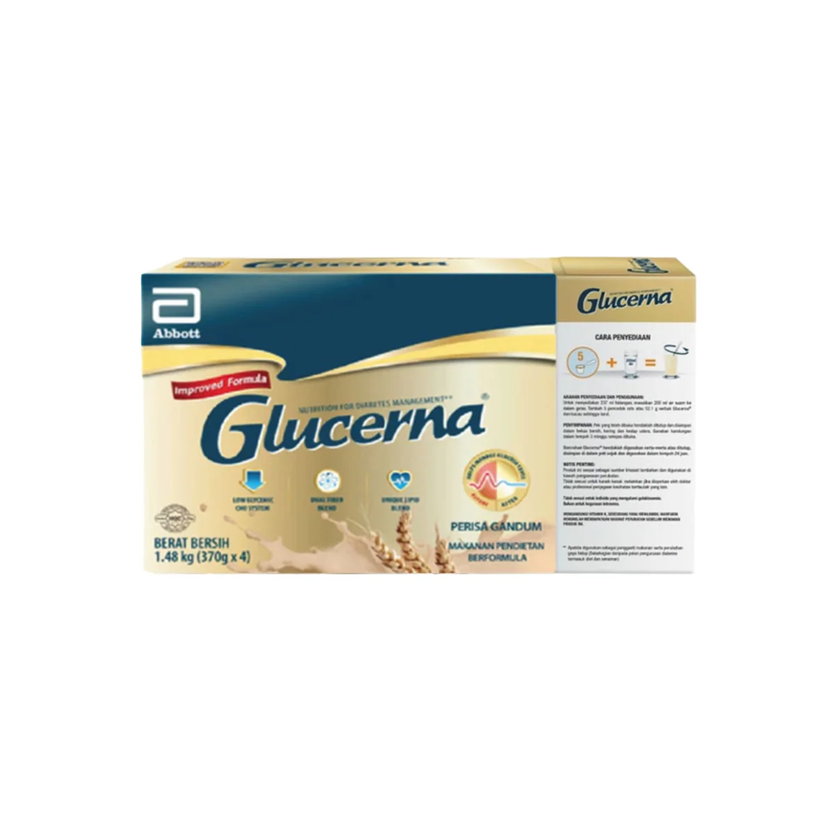 GLUCERNA WHEAT 1.48KG FOC SACHETS / POUCH