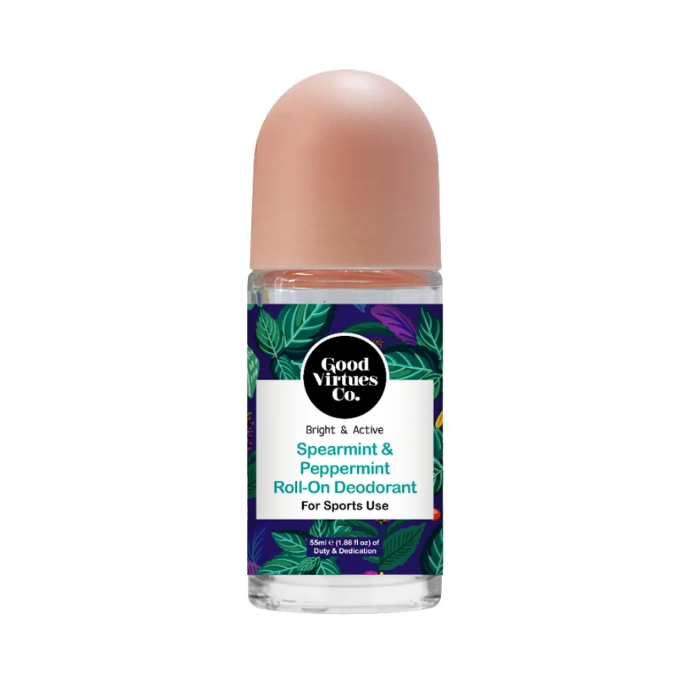GVC ROLL-ON DEODORANT SPEARMINT & PEPPERMINT 55ML