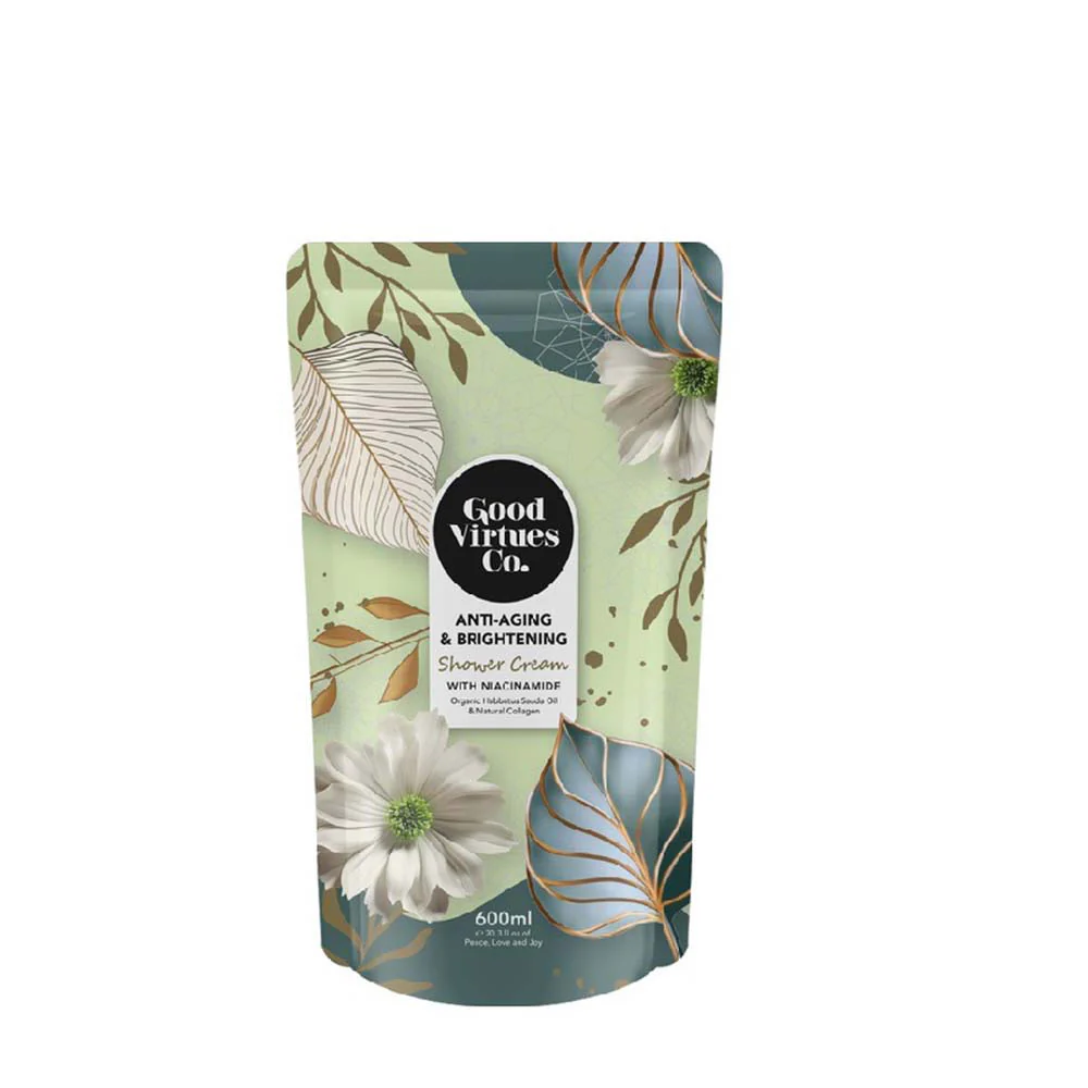GVC SHOWER CREAM LIGHTENING & HYDRATINGREFILL 600ML