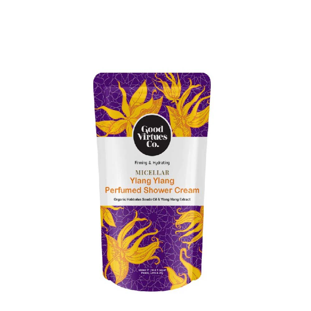 GVC SHOWER CREAM MICELLAR YLANG YLANG PERFUMED REFILL 550ML
