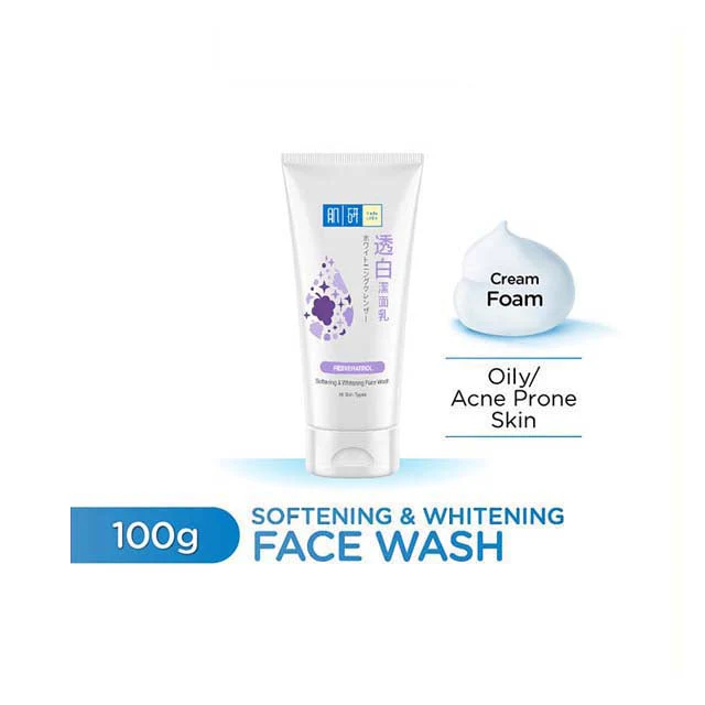 HADA LABO SOFTENING & WHITENING FACE WASH 100G
