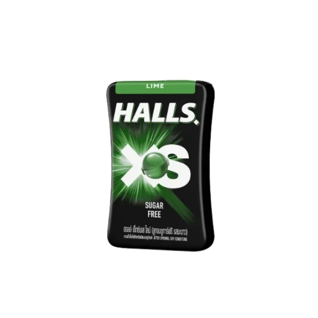HALLS XS SUGAR FREE LIME 20S